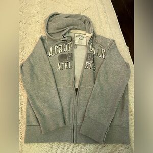 Super cute grey Aeropostale zip up jacket!